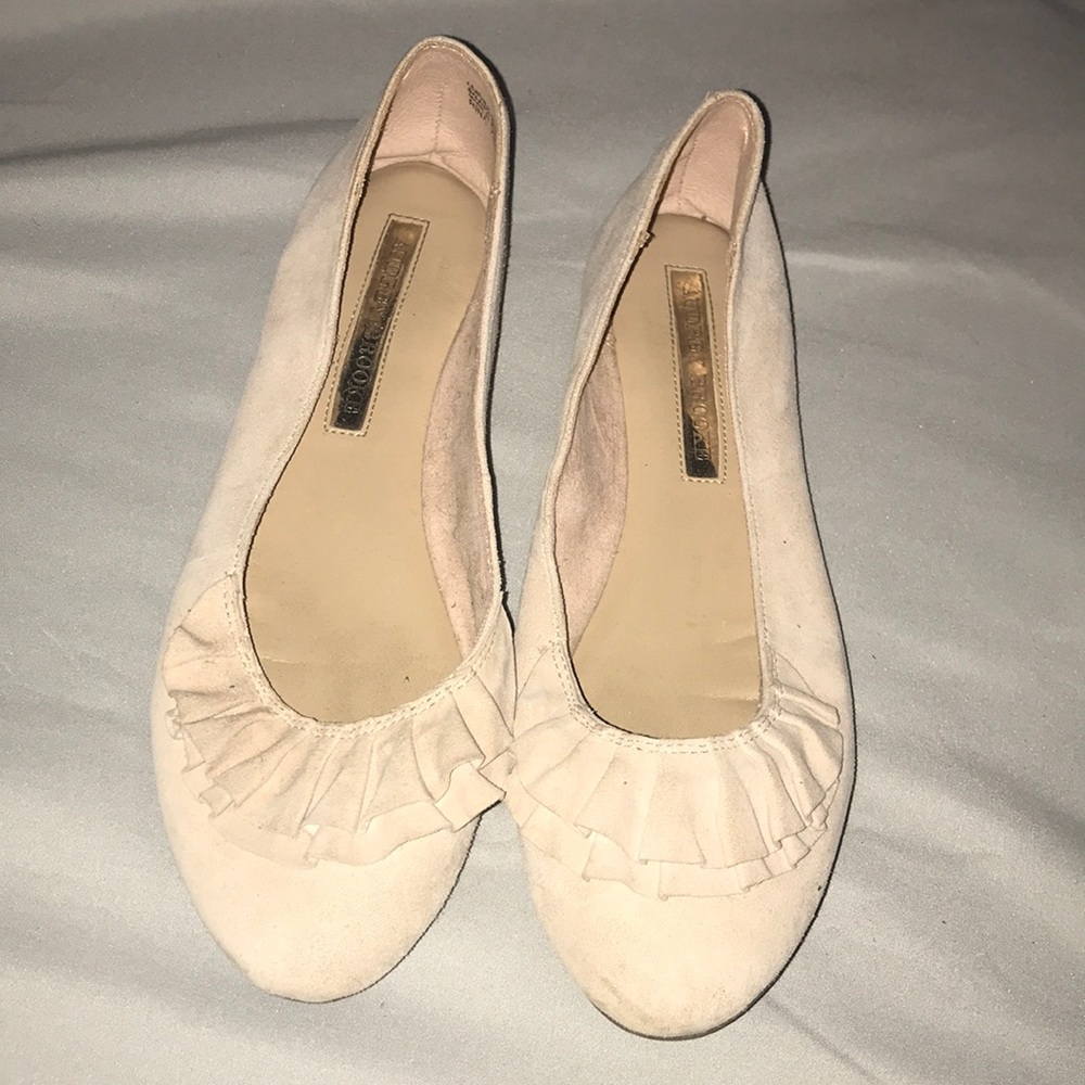 Pink Suede Flats | Audrey Brooke